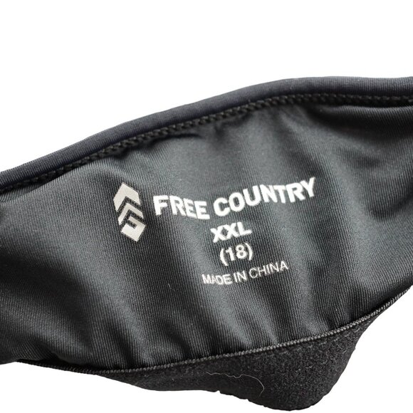 Free Country Womens Strappy Two-Piece Set High-Neck Tank Top & Shorts Black & Wh - Picture 8 of 15